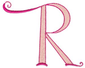 Dominique Alphabet Capital R