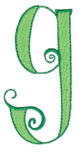 Dominique Alphabet Lower Case g