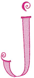 Dominique Alphabet Lower Case j