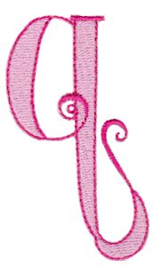 Dominique Alphabet Lower Case q