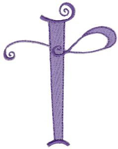 Dominique Alphabet Lower Case t