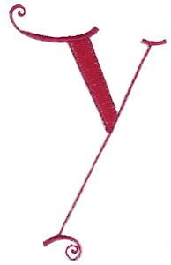 Dominique Alphabet Lower Case y