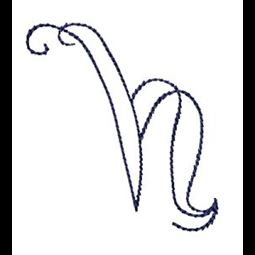 Doodle Alphabet h