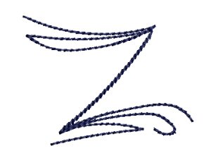 Doodle Alphabet z