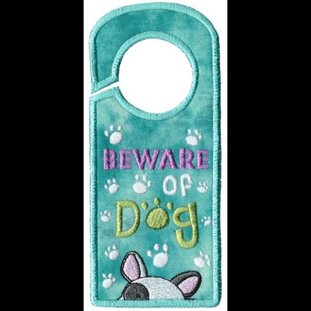 Beware Of Dog Door Hanger