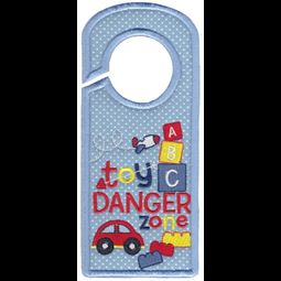 Toy Danger Zone Door Hanger
