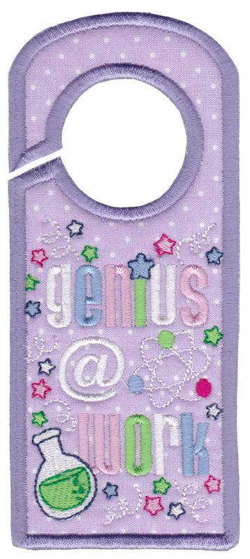 Genius At Work Door Hanger