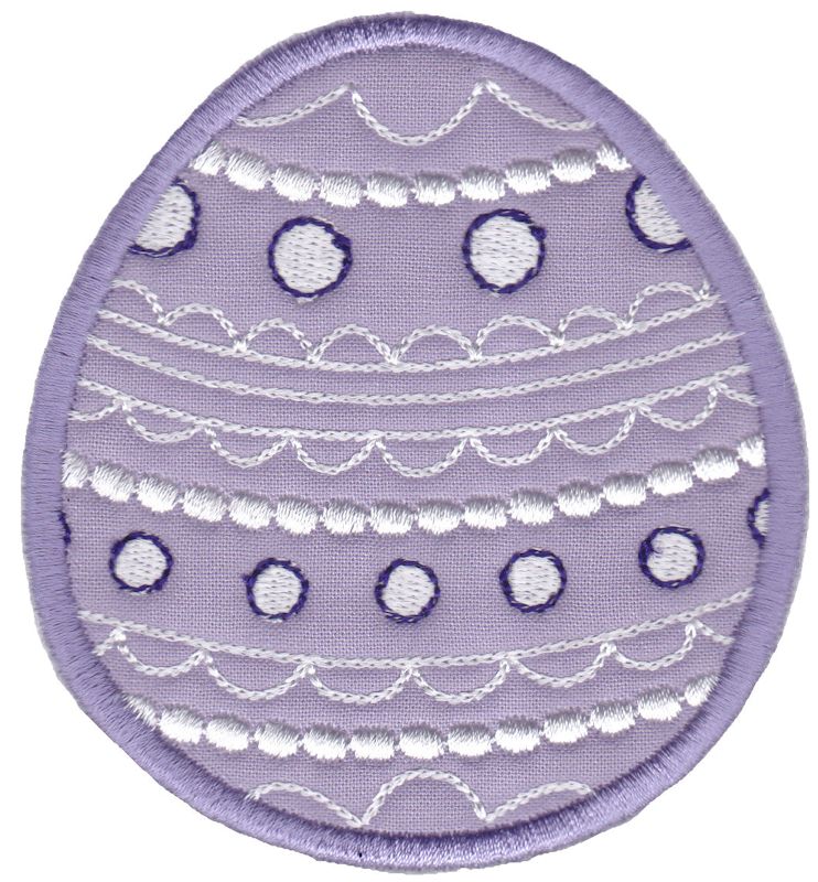 Decorative Easter Egg Applique
