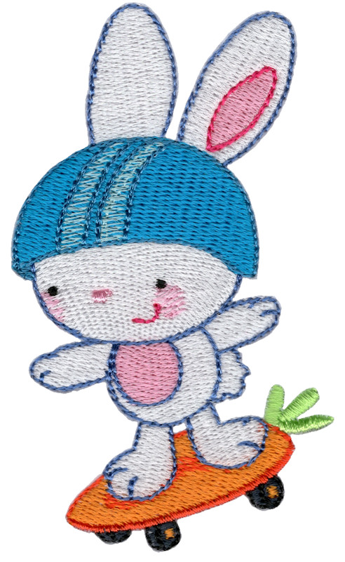 Skateboarding Bunny