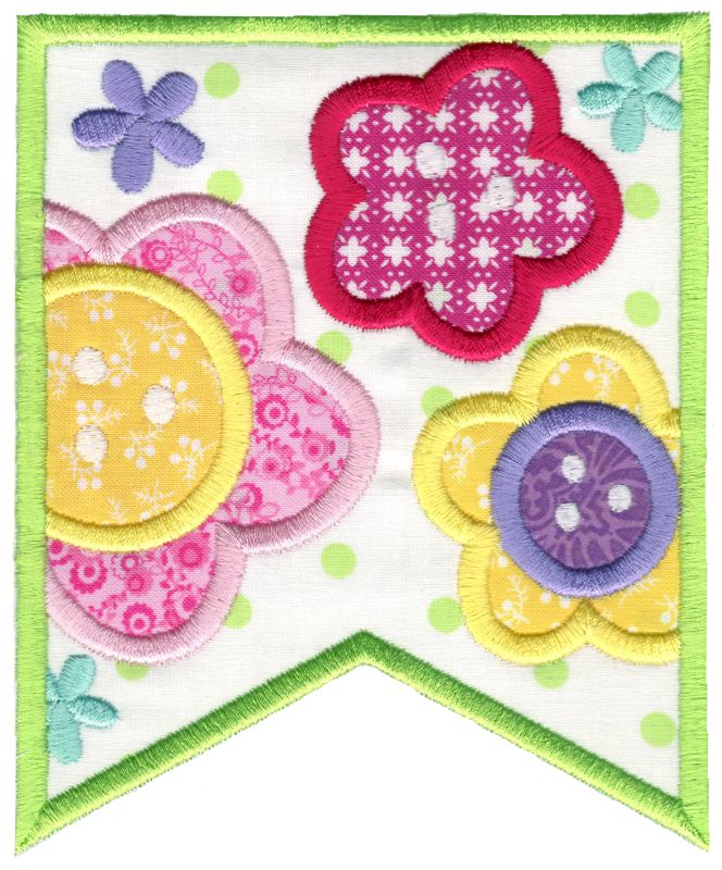 Spring Flowers Flag