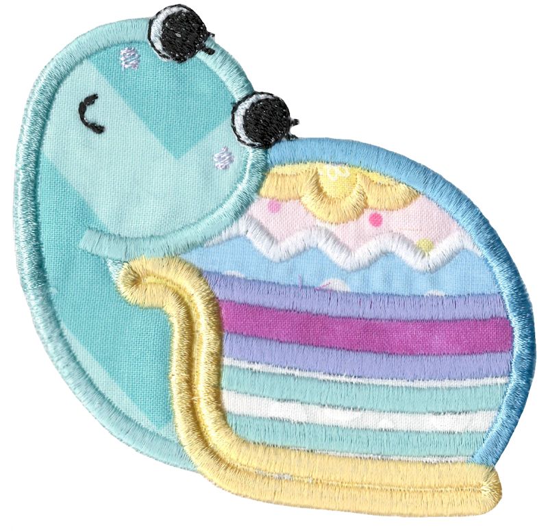 Easter Egg Snail Applique