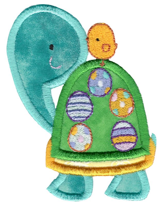 Easter Turtle Applique