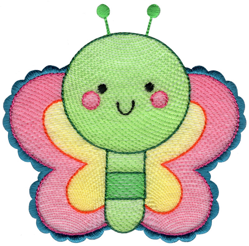 Sketch Spring Butterfly