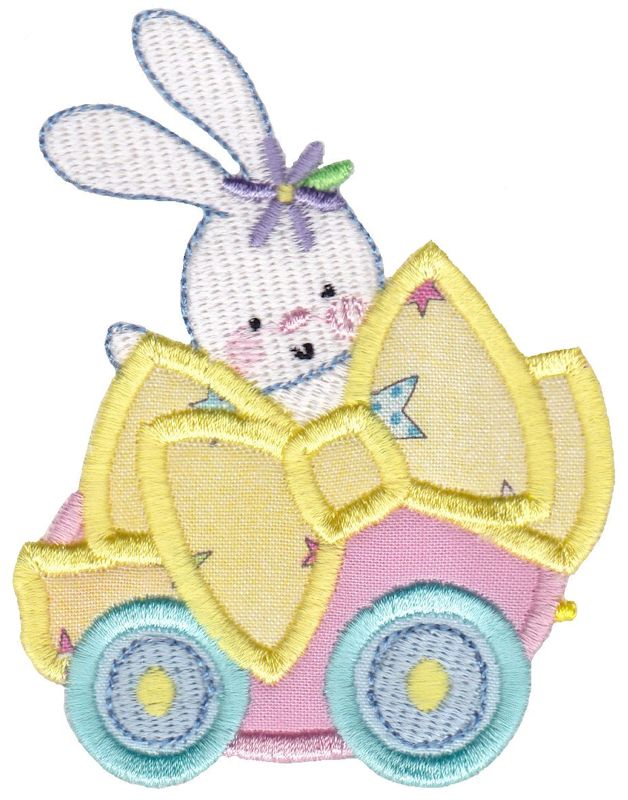 Easter Train Applique 1