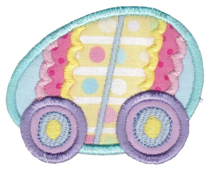 Easter Train Applique 13