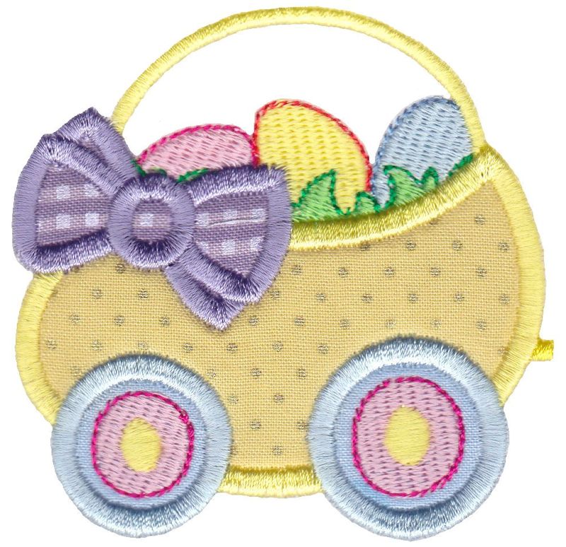 Easter Train Applique 2