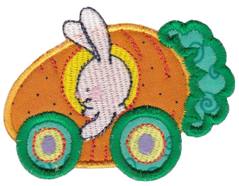 Easter Train Applique 5