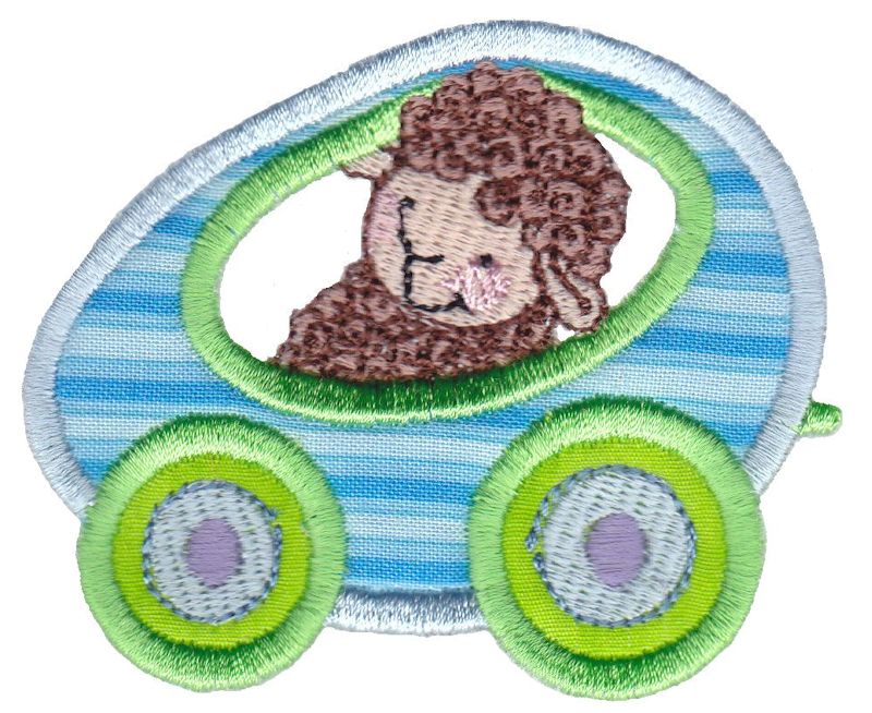 Easter Train Applique 8