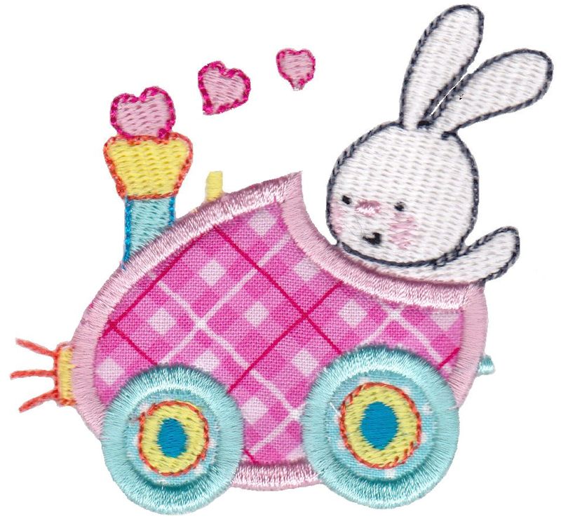 Easter Train Applique 9