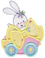 Easter Train Applique
