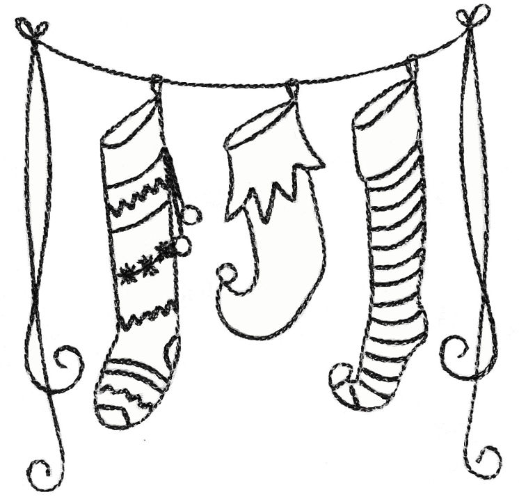 Elegant Hanging Stockings