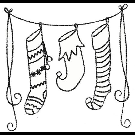 Elegant Hanging Stockings