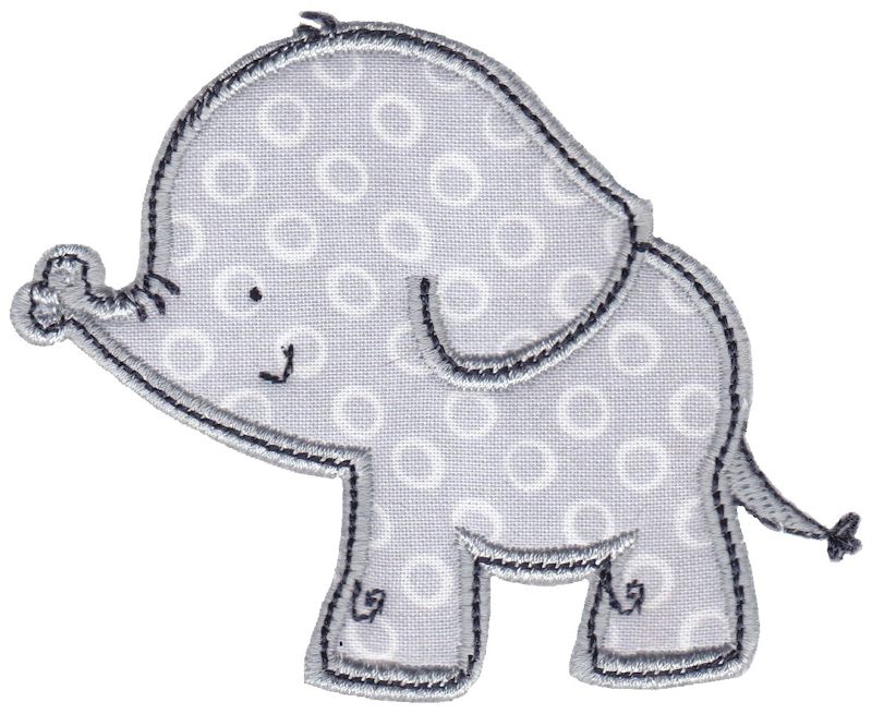 Boy Elephant Applique