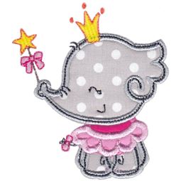 Princess Elephant Applique