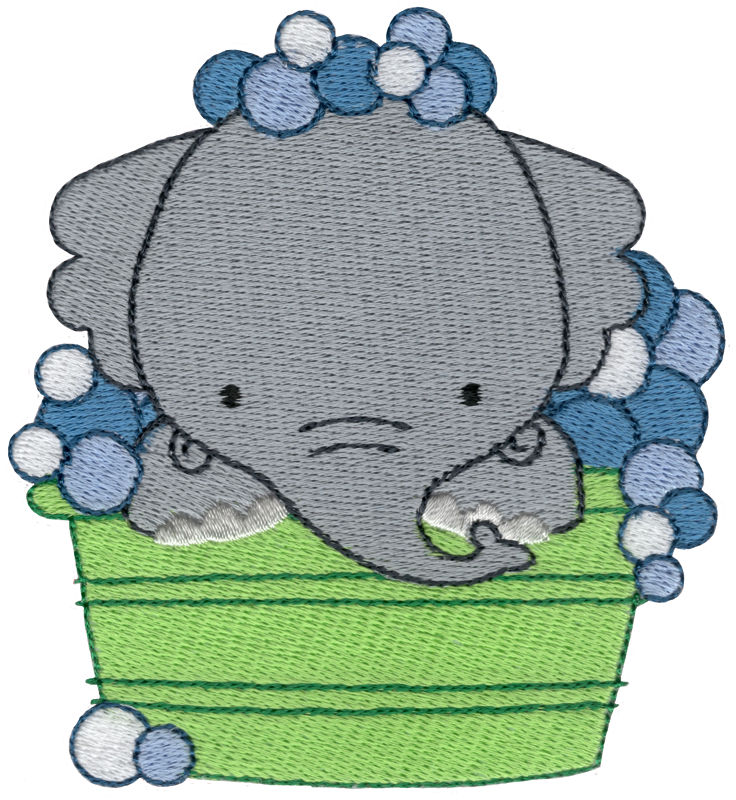 Bath Time Elephant