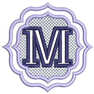Embossed Monogram Patterns Embossed Monogram Font Embroidery Designs - Bunnycup Embroidery