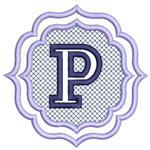 Embossed Monogram Patterns Embossed Monogram Font Embroidery Designs - Bunnycup Embroidery