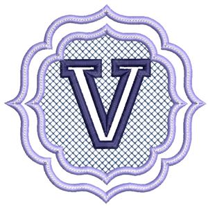 Embossed Monogram Patterns Embossed Monogram Font Embroidery Designs - Bunnycup Embroidery