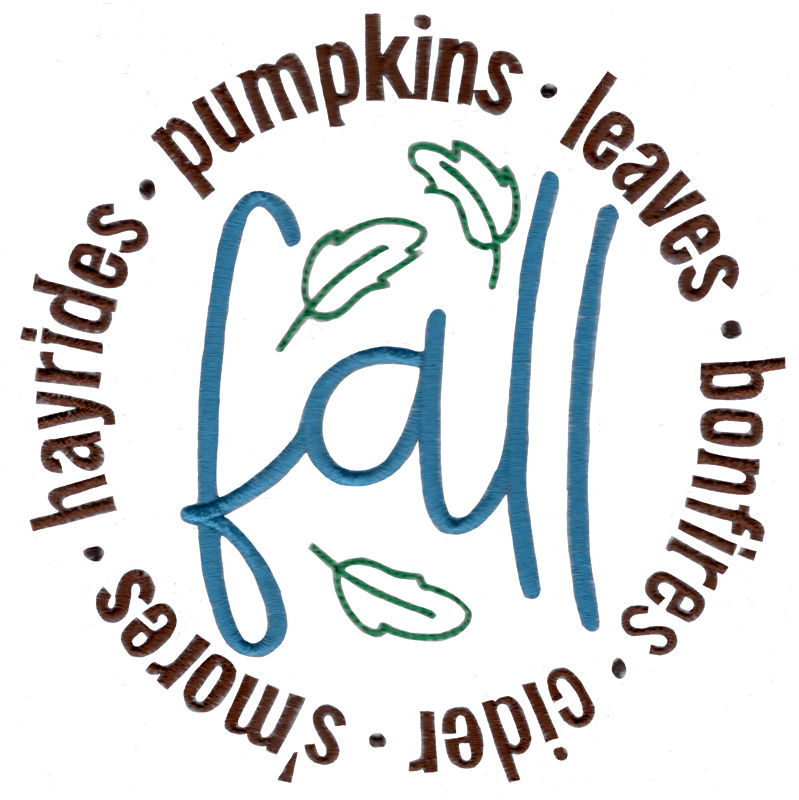 Fall Word Circle