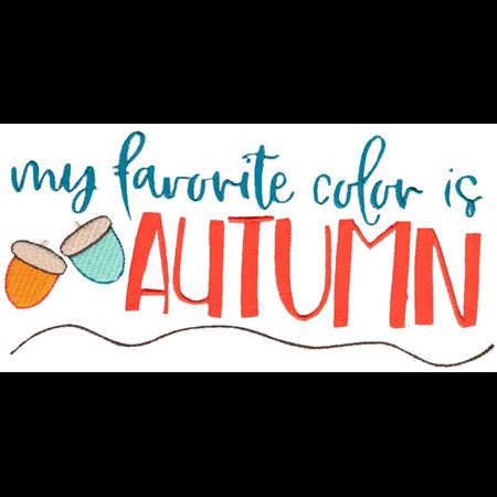 My Favorite Color Is Autumn