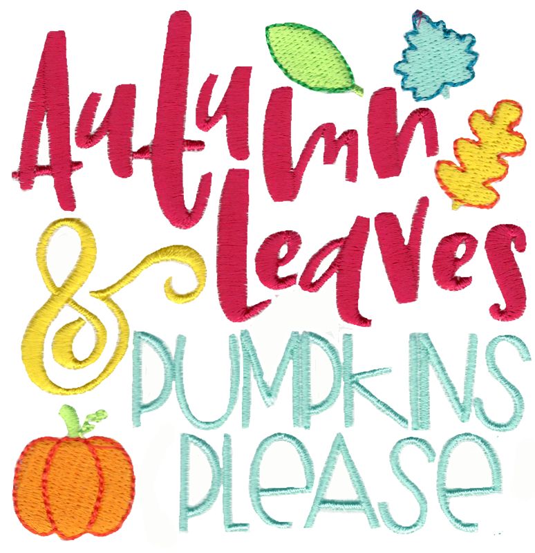 Autumn Leaves And Pumpkins Please 1