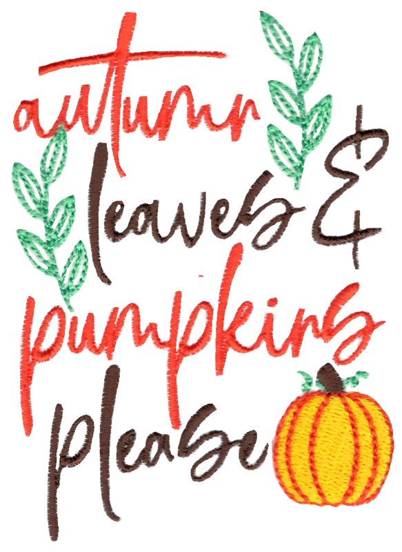Autumn Leaves And Pumpkins Please 2