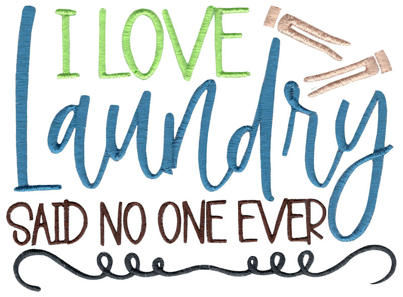 I Love Laundry Said No One Ever
