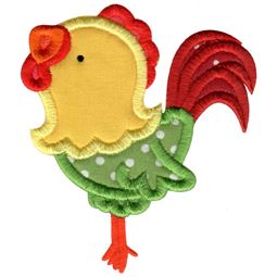 Applique Rooster