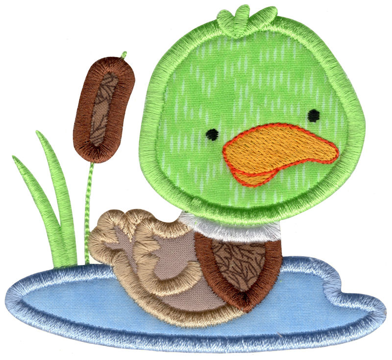 Applique Mallard Duck