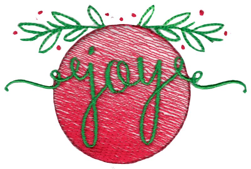Joy Sketch Ornament