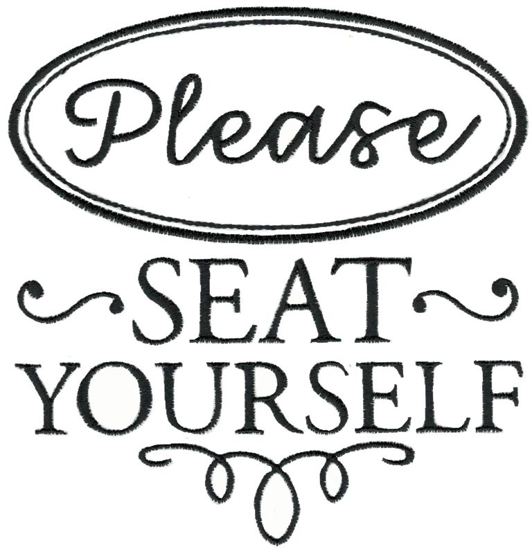 Please Seat Yourself