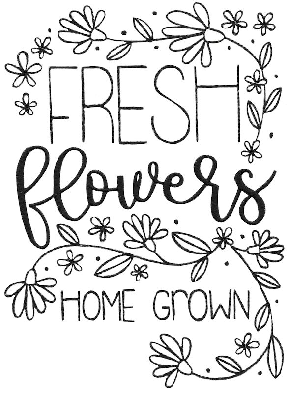 Fresh Flowers Home Grown