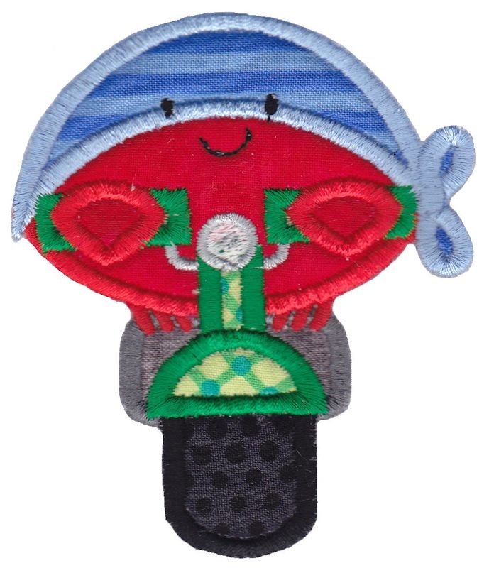 Biker Crab Applique