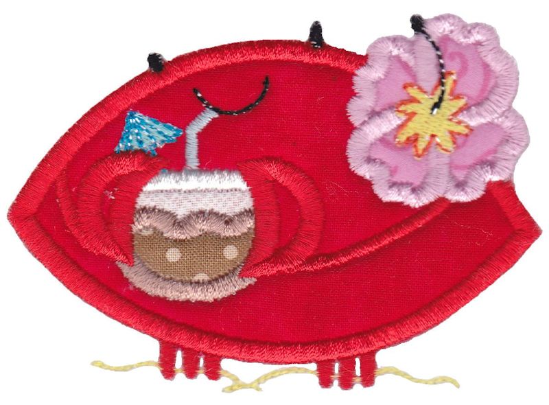 Cocktail Crab Applique