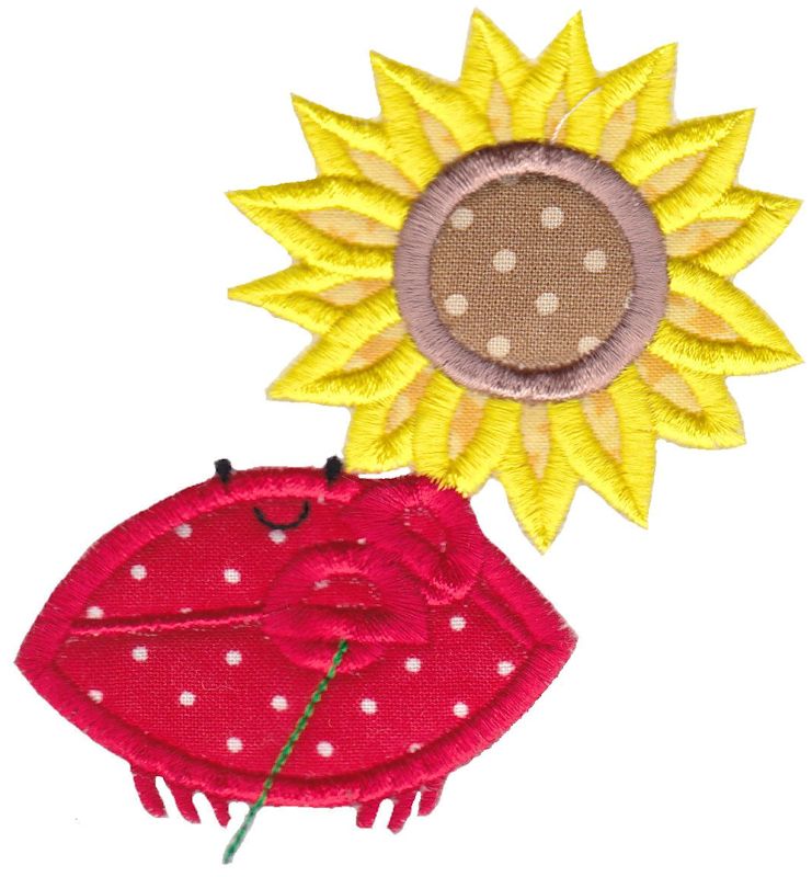 Sunflower Crab Applique