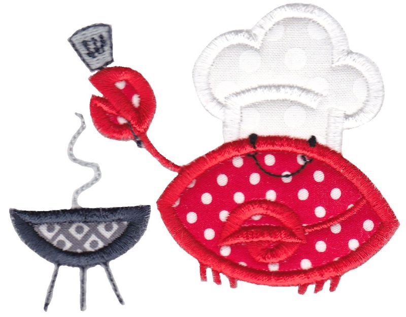 Grill Crab Applique