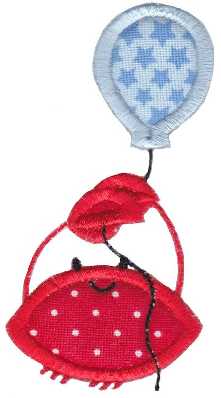 Balloon Crab Applique