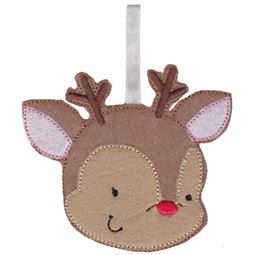 Reindeer Christmas Ornament and Feltie