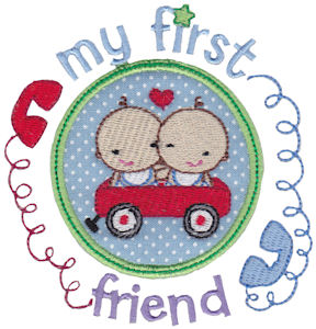 Baby's First Friend Applique
