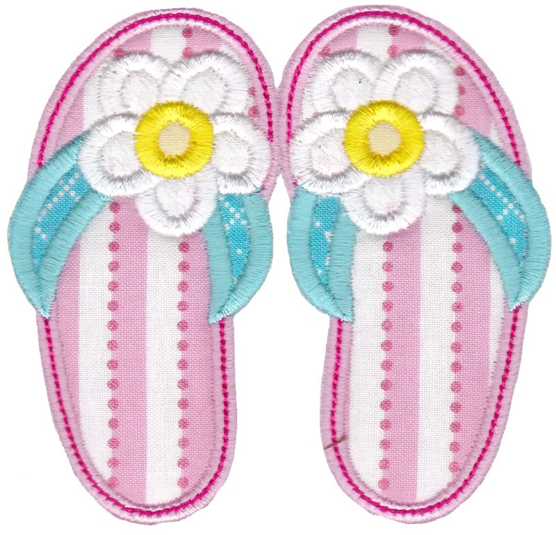 Flip Flops Applique 1